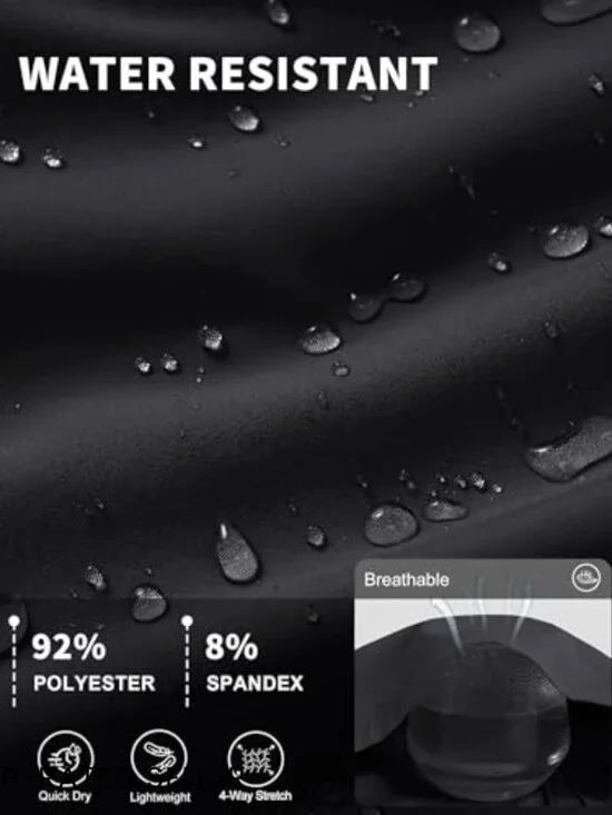 5" Hiking Cargo Shorts Lightweight Quick Dry Athletic Casual Golf UPF 50+ - Picture 5 of 7